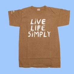 T-Shirts SONOMA Unisex Printed 100% Organic Cotton T-Shirt (Made In USA) (Non-Toxic Ink) (Live Life Simply) Women