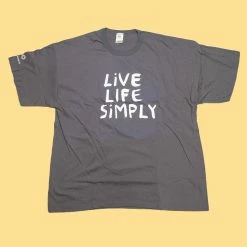 T-Shirts SONOMA Unisex Printed 100% Organic Cotton T-Shirt (Made In USA) (Non-Toxic Ink) (Live Life Simply) Women