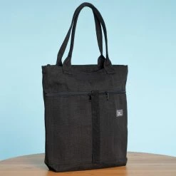 Vendor-unknown ShoesBags&More STOCKHOLM Hemp Travel Tote / Personal Carryon Bag (15.5x15.5x3.5) (Plastic-free)