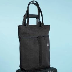 Vendor-unknown ShoesBags&More STOCKHOLM Hemp Travel Tote / Personal Carryon Bag (15.5x15.5x3.5) (Plastic-free)