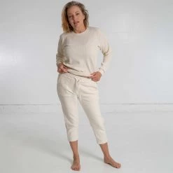 Vendor-unknown FINN 100% Organic Cotton Fleece 3/4 Jogger Pants (Quinn) Bottoms