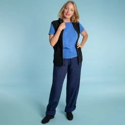 Vendor-unknown Warmwear & Outerwear LAKE TAHOE 100% Organic Cotton Fleece Zippered Vest (2 Pockets) (Unisex)