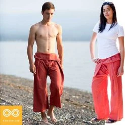 Vendor-unknown KRABI 100% Organic Cotton Thai Fisherman's Pants (Unisex) 7 Vendor-unknown KRABI 100% Organic Cotton Thai Fisherman's Pants (Unisex)