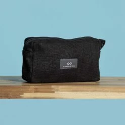 Vendor-unknown BedBath CAVENDISH 100% Organic Hemp Toiletries / Makeup Bag / Pencil Case (8x4x2) (Plastic-free)