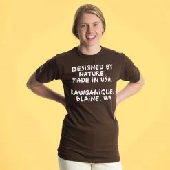 T-Shirts SONOMA Printed 100% Organic Cotton T-Shirt Made In USA (Unisex) - Designed By Nature