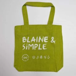 Vendor-unknown Printed Tees & More Turin Organic Hemp Bag ('Blaine & Simple')
