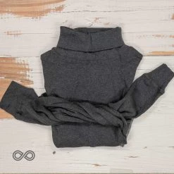 Vendor-unknown Women URBANA 100% Organic Cotton Ribbed Turtleneck Sweater (Unisex) (Discontinued)