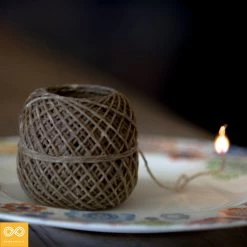 Twines Organic Hemp Wick (Regular) (7-Strand Beeswaxed Hemp Twine) (200') DIY