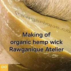 Twines Organic Hemp Wick (Regular) (7-Strand Beeswaxed Hemp Twine) (200') DIY
