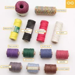 Twines DIY 6-Strand Unwaxed Hemp Twine (Dyed)