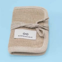 Vendor-unknown ShoesBags&More UTAH Velcro-free Organic Hemp Bifold Wallet (Clear Driver's License Window) (3.5x5)