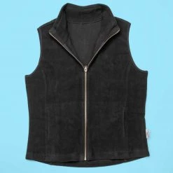 Vendor-unknown Warmwear & Outerwear LAKE TAHOE 100% Organic Cotton Fleece Zippered Vest (2 Pockets) (Unisex)