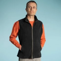 Vendor-unknown Warmwear & Outerwear LAKE TAHOE 100% Organic Cotton Fleece Zippered Vest (2 Pockets) (Unisex)