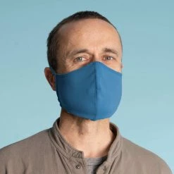 Vendor-unknown ShoesBags&More VIVALDI 2-Layer 100% Organic Cotton Face Mask Mouth Mask With Filter Pocket (Elastic-Free) (Washable)