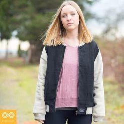 Vendor-unknown MONT BLANC V-Neck 100% Organic Hemp Knit Tunic Top Women