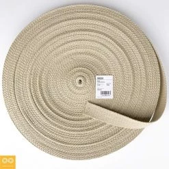 Vendor-unknown 1.25" Hemp Webbing Roll (55 Yards) (~164 Feet) DIY