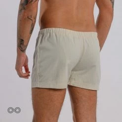 Vendor-unknown WHITBY 100% Organic Cotton Twill Boxers (OC Thread, Nut Button) Men
