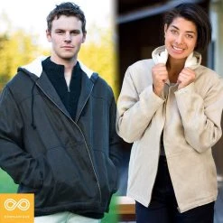 Vendor-unknown Newfoundland Hooded Hemp Jacket Warmwear & Outerwear